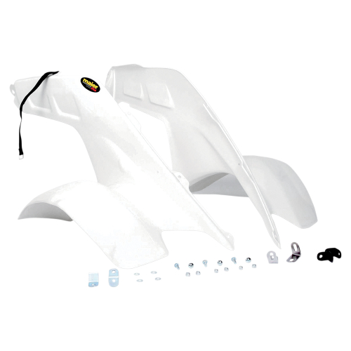 Maier Mfg - Maier Mfg Front Fender - White - 117201