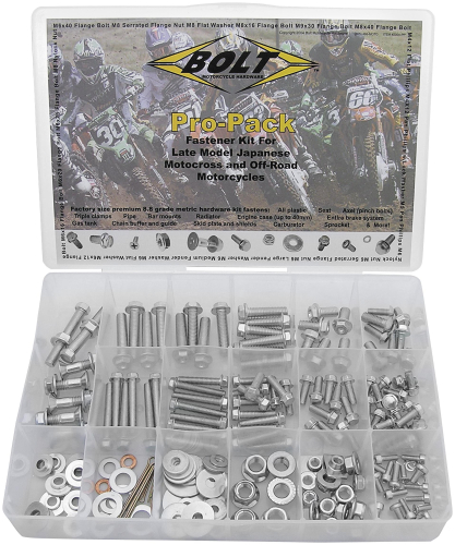 Bolt MC Hardware - Bolt MC Hardware Japanese Pro-Pack - 2004-PP