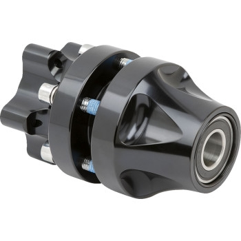 Arlen Ness - Arlen Ness Front Cartridge Hub Kit - Black - 71-648