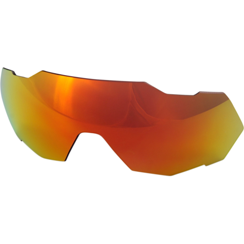 100% - 100% Replacement Lens for Speedtrap Sunglasses - 62023-412-01 - Red Mirror