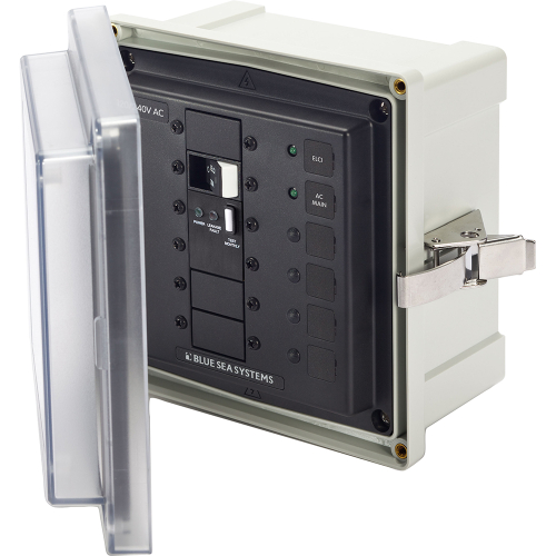 Blue Sea Systems - Blue Sea 3120 SMS Surface Mount System Panel Enclosure - 240V AC/50A ELCI Main f/Isolation Transformer