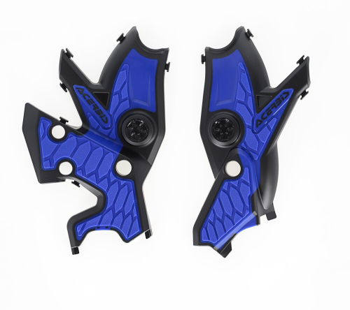 Acerbis - Acerbis X-Grip Frame Protectors - Black/Blue - 2911461004