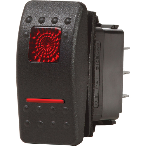 Blue Sea Systems - Blue Sea 7931 Contura II Switch SPDT Black - ON-OFF-ON