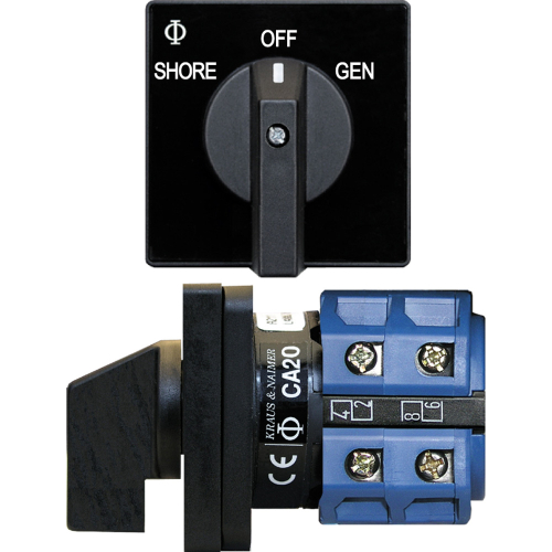 Blue Sea Systems - Blue Sea 9009 Switch, AC 120VAC 32A OFF +2 Position