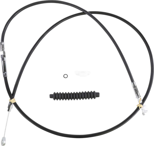 Drag Specialties - Drag Specialties Alternative Length Black Vinyl High Efficiency Clutch Cable - 78in. - 0652-2372