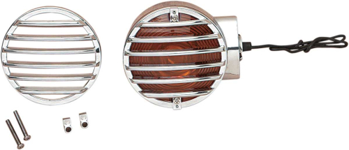 Drag Specialties - Drag Specialties Turn Signal Lens Grilles - DS-719947