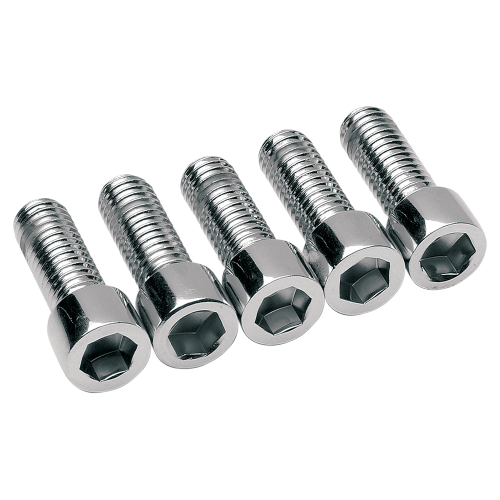 Gardner-Westcott - Gardner-Westcott Chrome Polished Socket Head Sprocket Bolts - 7/16in.-14 x 1-1/4in. - 10378