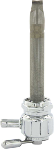 Pingel - Pingel 22mm Round Power-Flo Petcock - 90deg. Outlet Facing Forward - Groove Design - 1311-CG