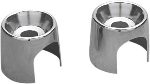 Drag Specialties - Drag Specialties Upper Shock Bolt/Stud Covers - Chrome - 75196-SC1