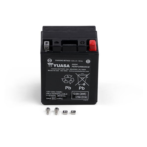 Yuasa - Yuasa Factory Activated Maintenance Free Battery - YTX14AHL - YUAM72H4L