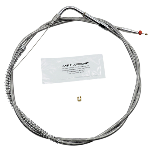 Barnett - Barnett Stainless Clear-Coated Throttle Cable (+8in.) - 102-30-30020-8