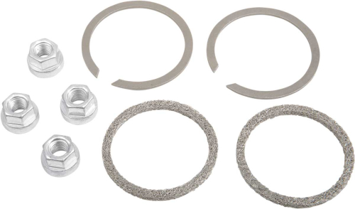 James Gasket - James Gasket Exhaust Port Gasket Kit - Stainless Steel Wire Gaskets and Heavy-Duty Hex Nuts - 65324-83-KW2