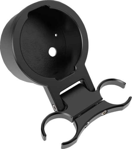 LA Choppers - LA Choppers T-Bar Gauge Relocation Kits - 1in. - Black - LA-7398-01B