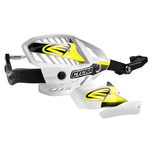 Cycra - Cycra Ultra Probend Handguards with 1 1/8in. HCM Clamp - White - 1CYC-7506-42HCM