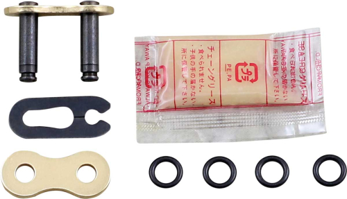 D.I.D - D.I.D Clip Connecting link for 520VO V series O-Ring Chain - Black/Gold - FJ520VOG