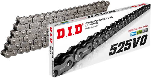 D.I.D - D.I.D 525VO Professional O-Ring Series Chain - 108 Links - M525VOX108ZB