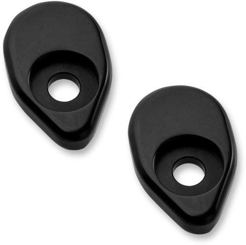 Joker Machine - Joker Machine Adapter Plates for Rat Eye LED Turn Signals - Anodized Black - 05-55-4B