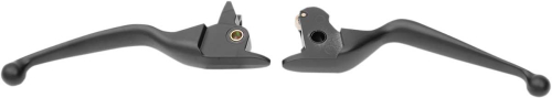 Drag Specialties - Drag Specialties Wide Blade Lever Set - Matte Black - 0610-0791