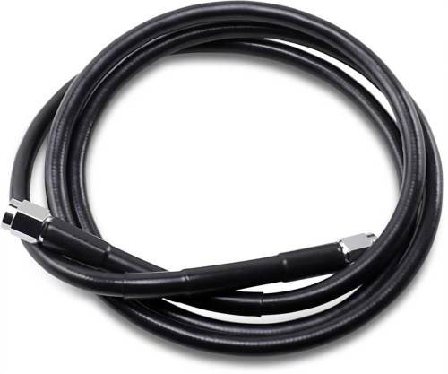 Drag Specialties - Drag Specialties Universal Black Vinyl-Coated Stainless Steel Brake Line - 52in. - 852-BLK