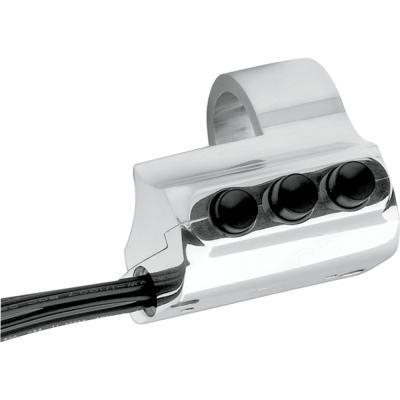 Performance Machine - Performance Machine Contour Billet Handlebar Switch - Left Side Housing for Hydraulic Clutch - Chrome - 0062-2033-CH
