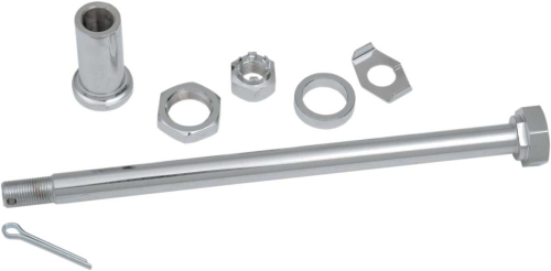 Drag Specialties - Drag Specialties Chrome Axle Kit - Rear - 16-0268-BC