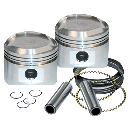 S&S Cycle - S&S Cycle Forged Piston Kit for 89ci. Stroker Kit - Standard Bore 3 1/2in. - .010in. Oversized - 92-2047