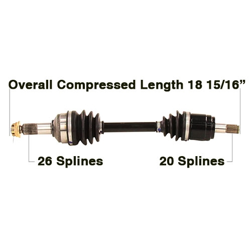 TYTANEUM - TYTANEUM OE Style CV Axle - HON-7054