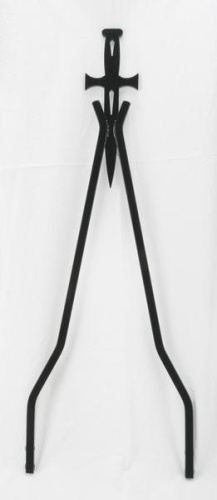 Cycle Visions - Cycle Visions Sissy Bar Stick - 30in Daggertude Style - Black - 8 3/4in W - CV-8009B