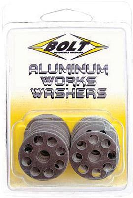 Bolt MC Hardware - Bolt MC Hardware Aluminum Works Washers - M6x22mm - 2009-AWW.25