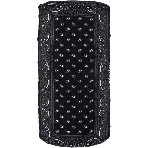 Zan Headgear - Zan Headgear Fleece-Lined Motley Tube - TF101 - Black Paisley - OSFM