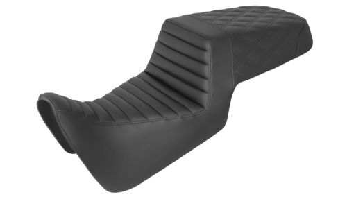 Saddlemen - Saddlemen Step-Up Seat - Front Tuck-n-Roll/Rear Lattice Stitch - 821-34-176