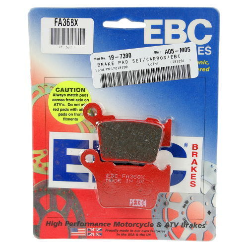 EBC - EBC X Series Carbon Brake Pads - FA368X