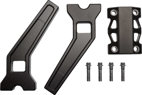 LA Choppers - LA Choppers 1in. Pullback Riser Kit - 8in. - Raw Aluminum - LA-7471-08Z
