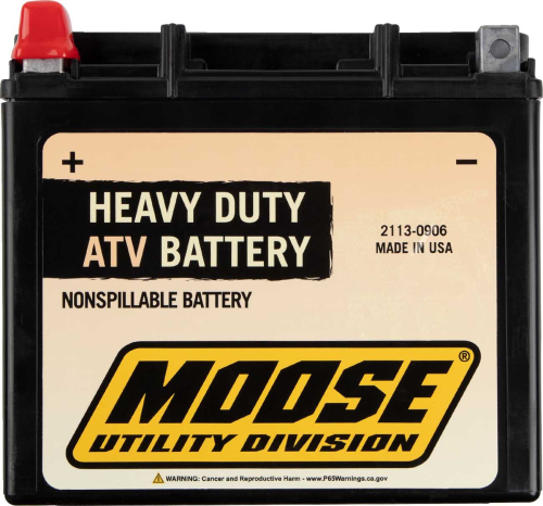 Moose Utility - Moose Utility Factory-Activated AGM Maintenance-Free Battery - GYZ20H-A - 2113-0906