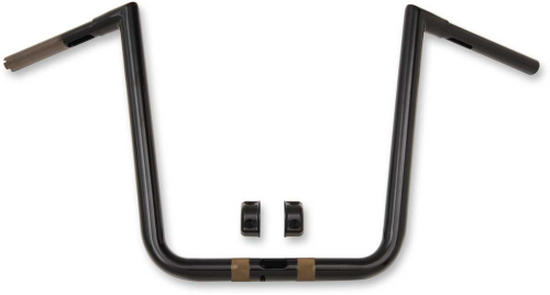 LA Choppers - LA Choppers 1-1/4in. Ape Hanger Hefty Twin Peaks Handlebar - 16in. - Gloss Black - LA-7312-66B