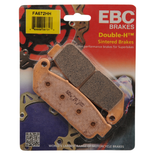 EBC - EBC Double-H Sintered Brake Pads - FA672HH