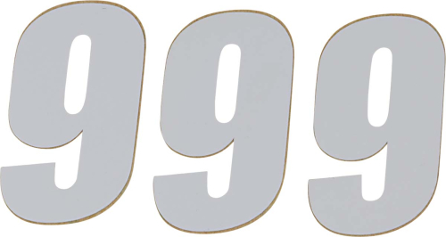 DCOR - DCOR Individual Numbers 4in. - No.9 - White - 45-14-9