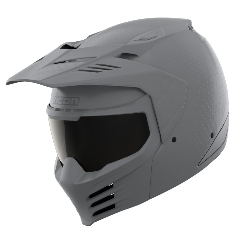Icon - Icon Elsinore Monotype Helmet - 0104-3328 - Gray - X-Large