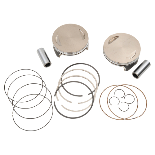 S&S Cycle - S&S Cycle Forged Piston Kit for 111/117/124ci. Motor - Standard Bore 4.125in. - .020in. Oversized - 106-3964A