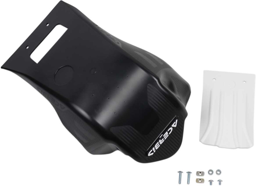 Acerbis - Acerbis MX Style Skid Plate - Black/White - 2742671007