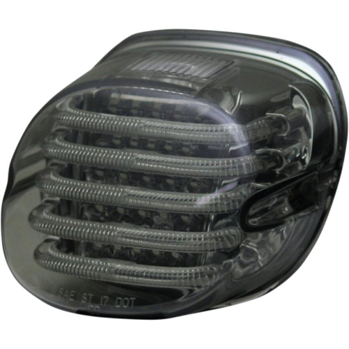 Custom Dynamics - Custom Dynamics Probeam LED Taillight with License Plate Illumination Window - Smoke - PB-TL-LPW-S