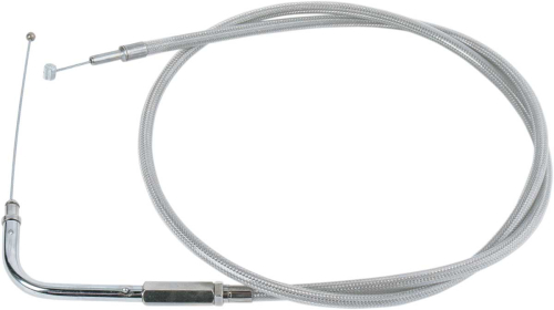 Drag Specialties - Drag Specialties Braided Throttle Cable - 39 1/2in. - 5331100B