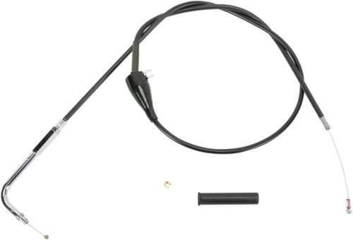 Drag Specialties - Drag Specialties Alternative Length Black Vinyl Idle Cable - 45 1/2in. - 4342106B