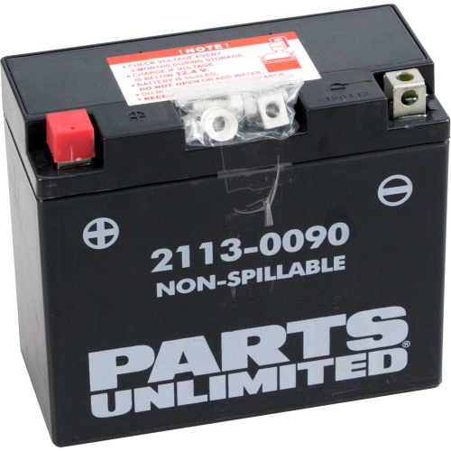 Parts Unlimited - Parts Unlimited AGM Factory Activated Maintenance-Free Battery - CT12B-4