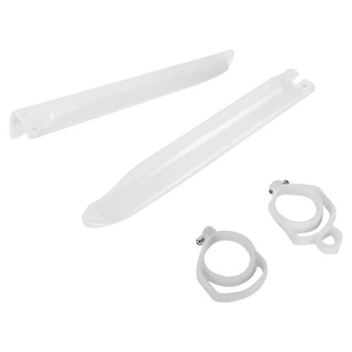 UFO Plastics - UFO Plastics Fork Slider Protectors - White - KA03704-280