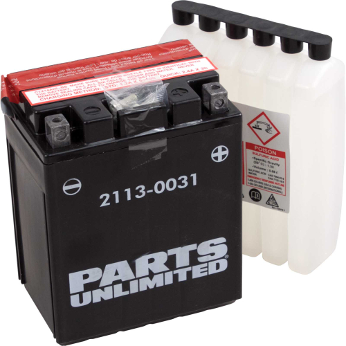Parts Unlimited - Parts Unlimited AGM Maintenance-Free Battery - CTX14AHL-BS