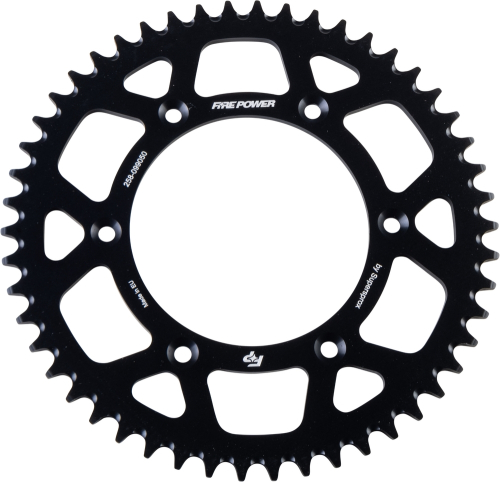 Fire Power - Fire Power Aluminum Rear Sprocket - Black - 50T - FPA-990-50-BLK
