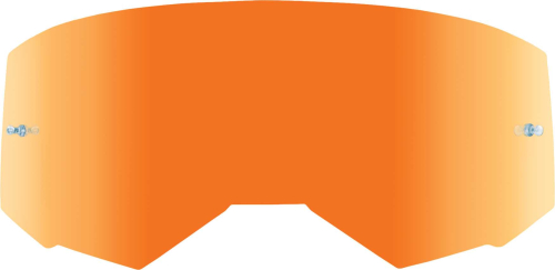 Fly Racing - Fly Racing Single Lens with Post for Zone Pro/Zone/Focus Goggles - Orange Mirror/Smoke - FLA-036