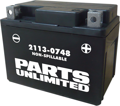Parts Unlimited - Parts Unlimited AGM Factory Activated Maintenance-Free Battery - 2113-0748