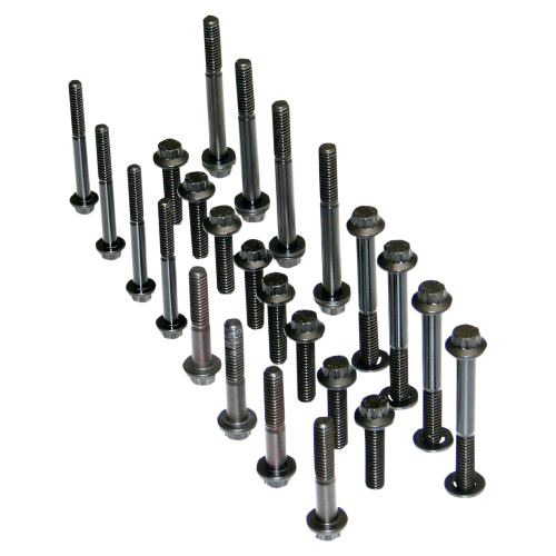 Feuling - Feuling Lifter Block, Cam Cover, Oil Filter Adapter 12-Point Engine Fastener Kit - 3046